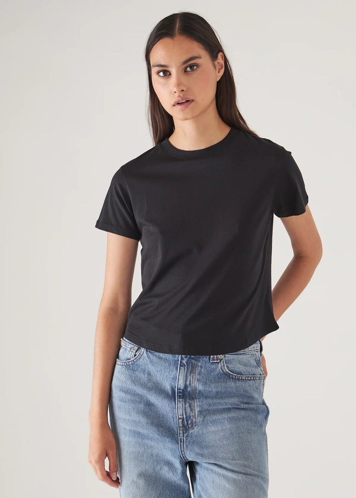 Lightweight Pima Cotton Baby T-Shirt in Black
