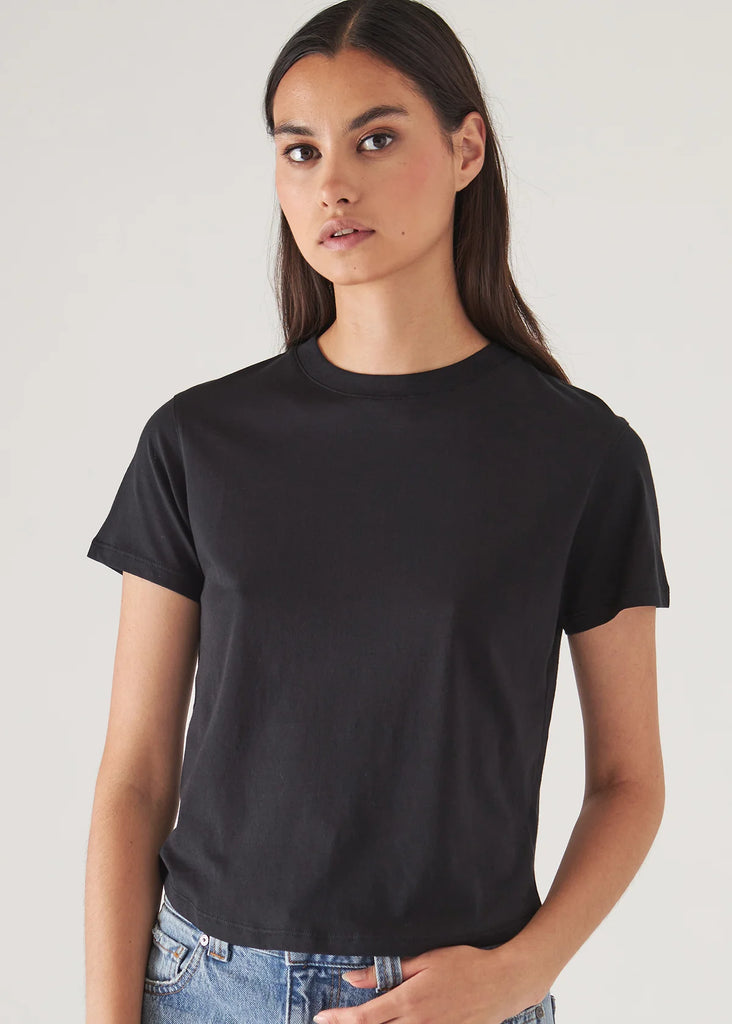 Lightweight Pima Cotton Baby T-Shirt in Black