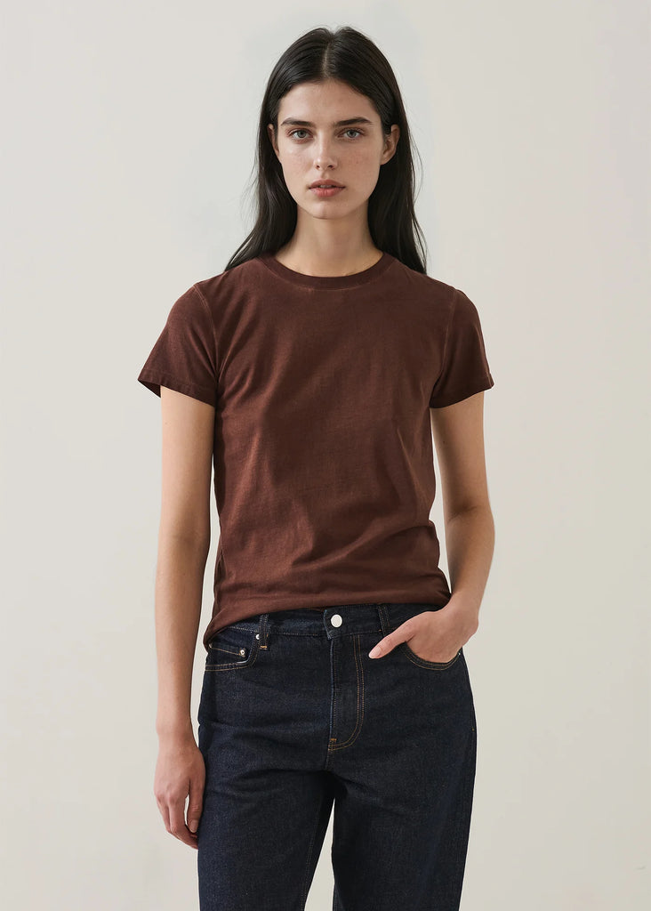 Sublime Reactive Pima Cotton Stretch T-Shirt in Raw Umber