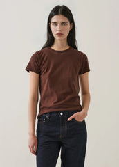 Sublime Reactive Pima Cotton Stretch T-Shirt in Raw Umber - l