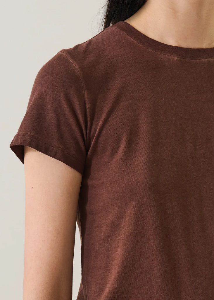 Sublime Reactive Pima Cotton Stretch T-Shirt in Raw Umber