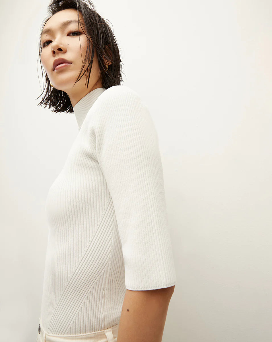 Pernia Knit Pullover in Off White