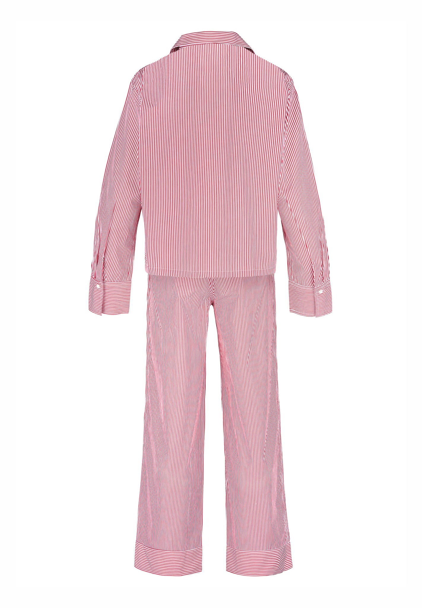 Long Sleeve PJ Set in Classic Red