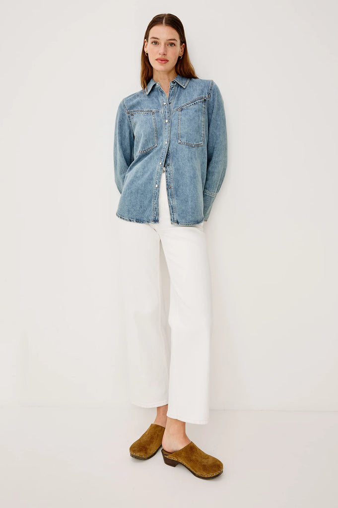 Acton Shirt in Western Blue