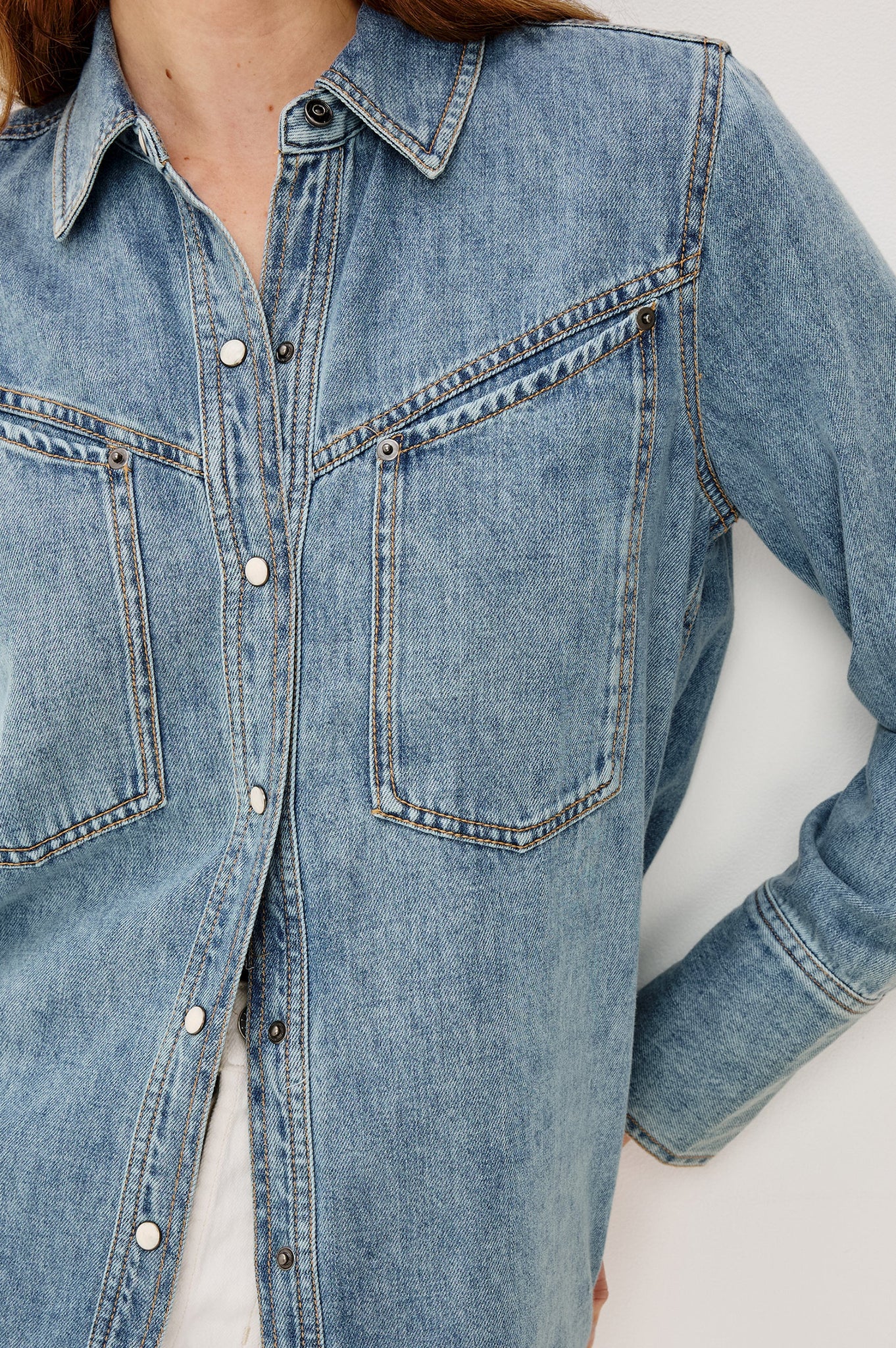 Acton Shirt in Western Blue