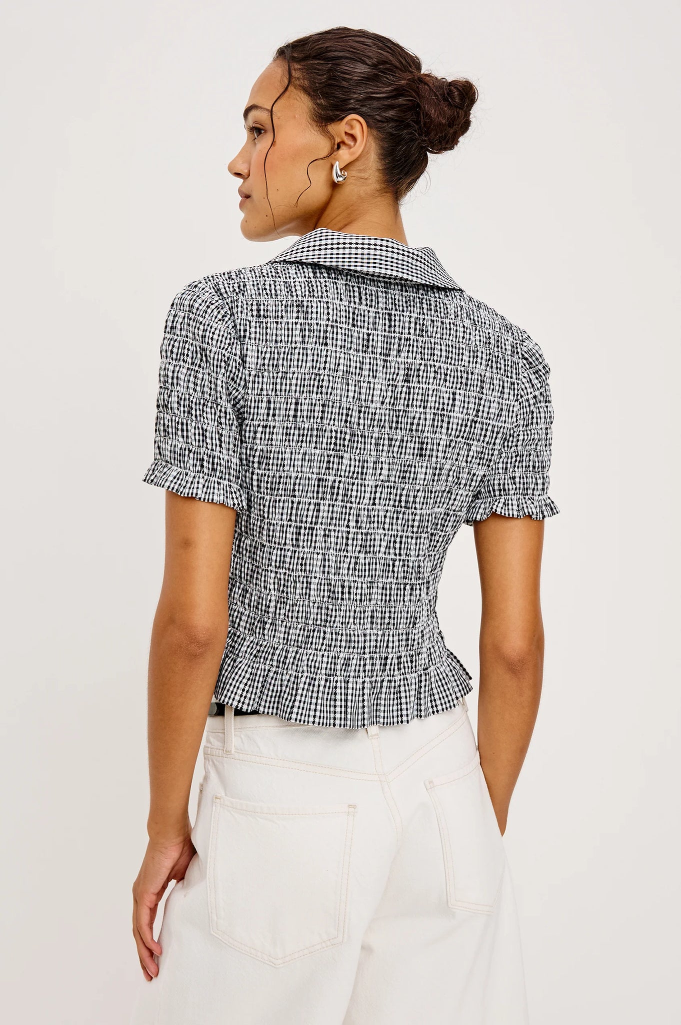 Alton Shirt in Black Gingham