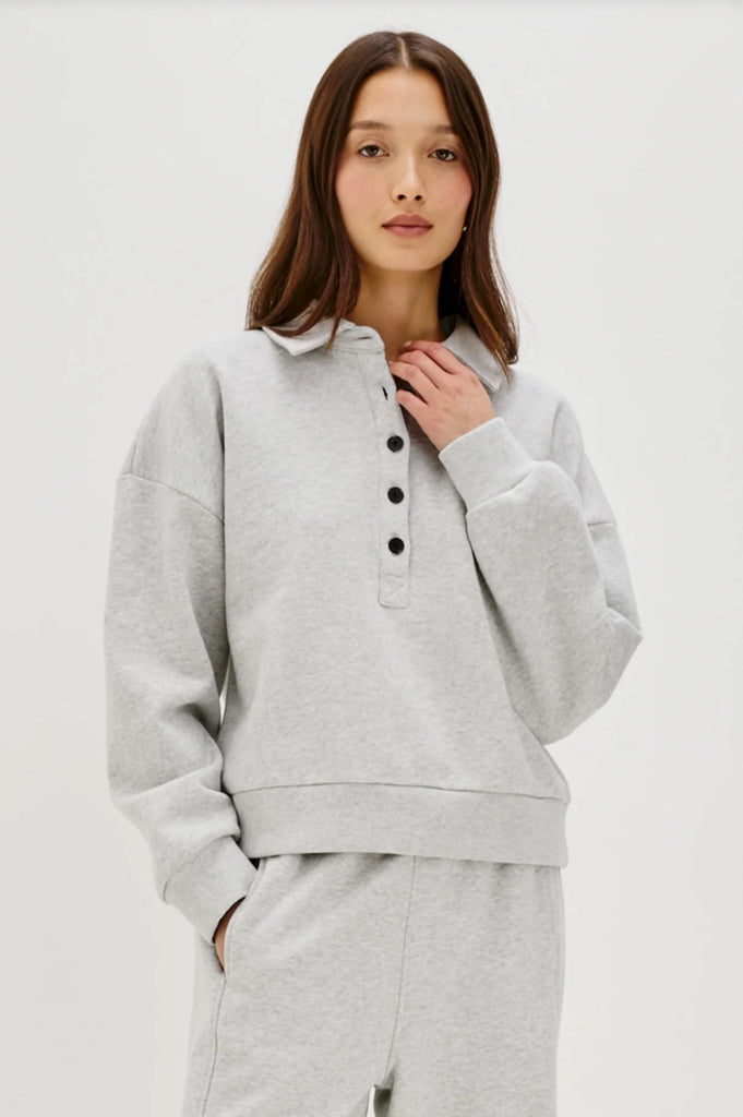 Barlow Sweatshirt in Heather Grey