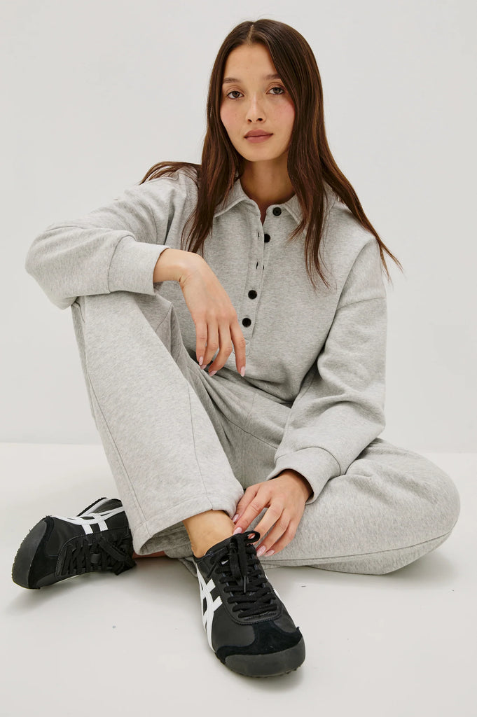 Barlow Sweatshirt in Heather Grey