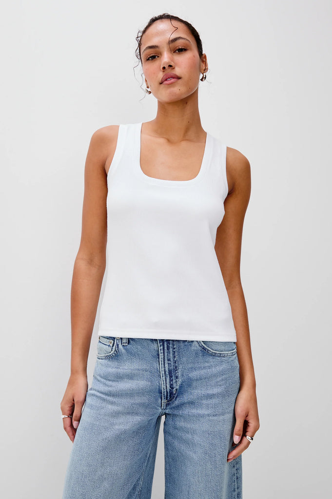 Bobbie Top in White