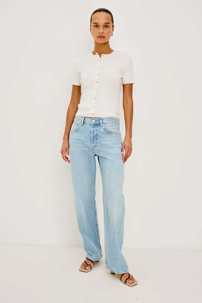 Bonnie Top in Ivory