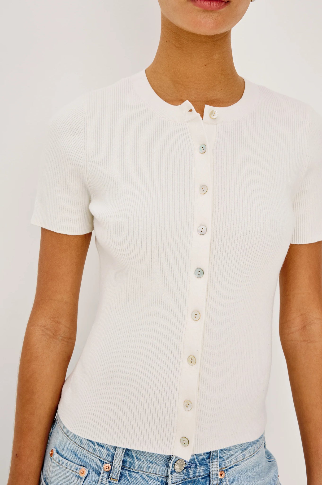 Bonnie Top in Ivory