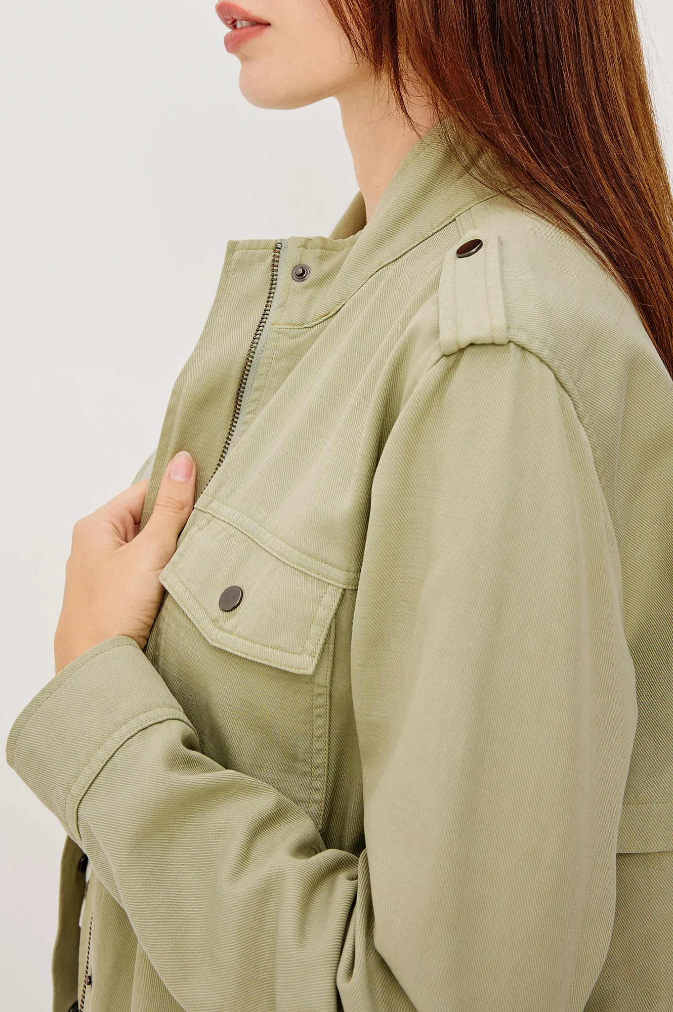 Collins Jacket in Vintage Sage