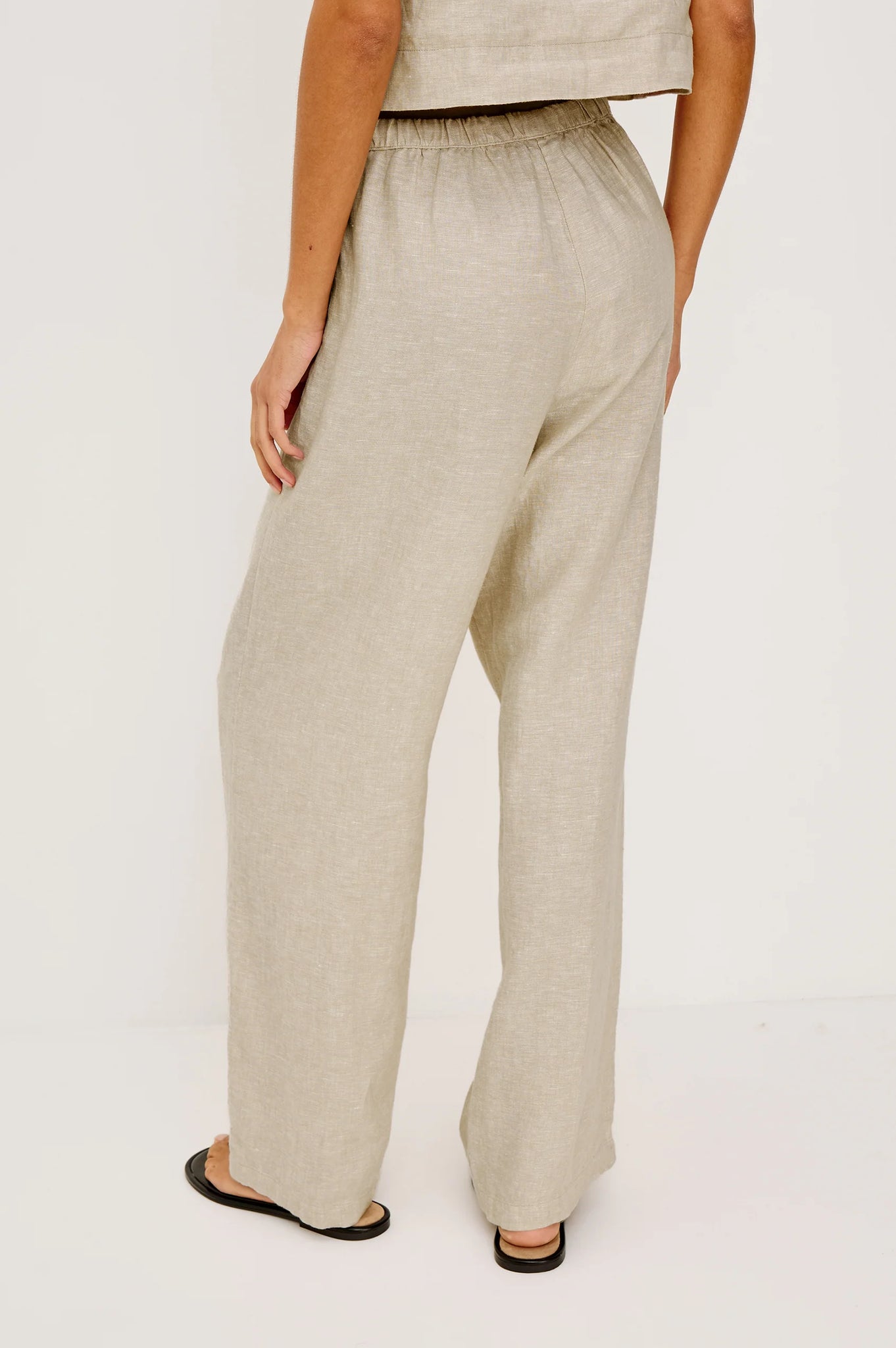 Emmie Pant in Heathered Flax