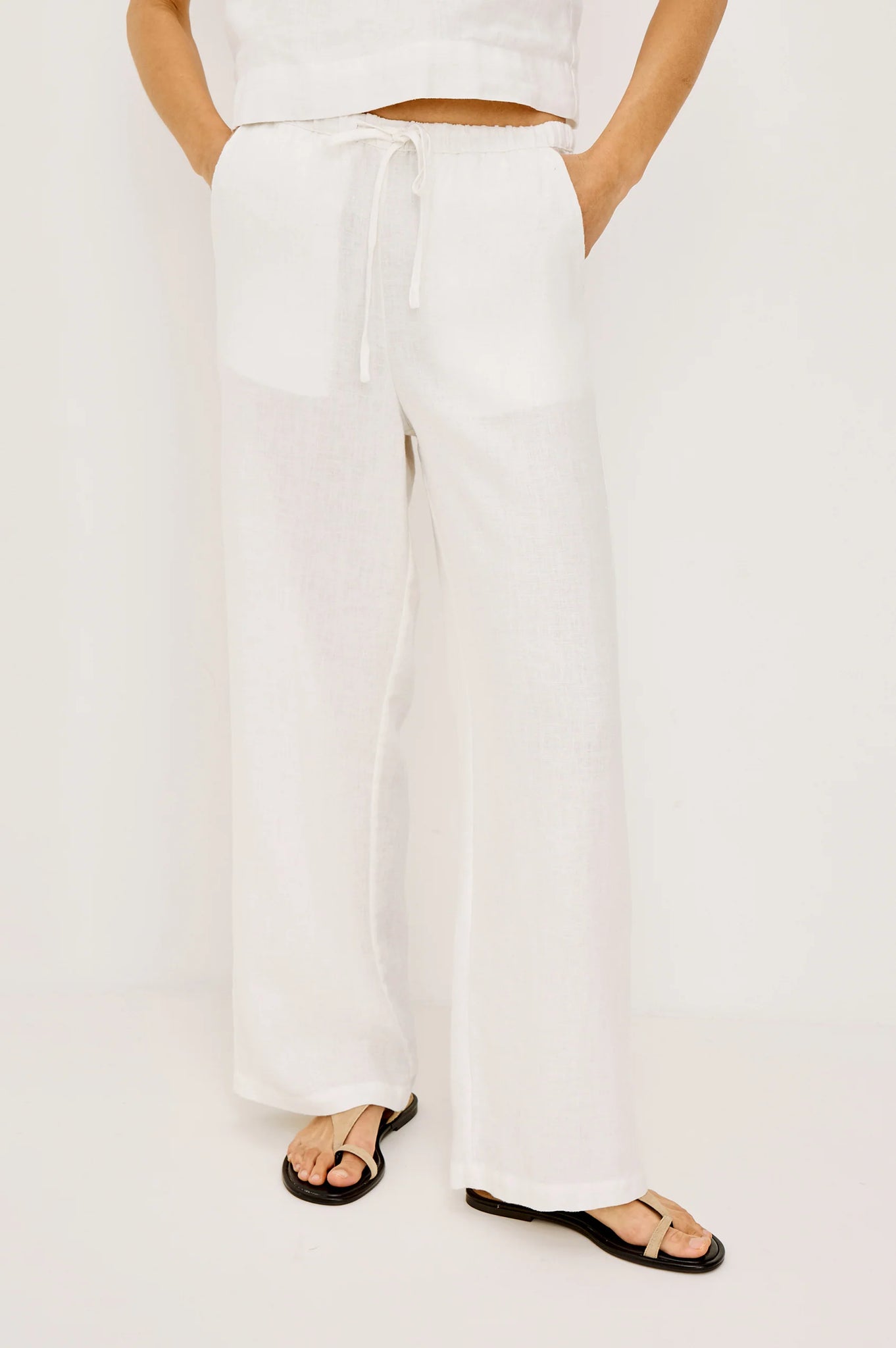 Emmie Pant in White