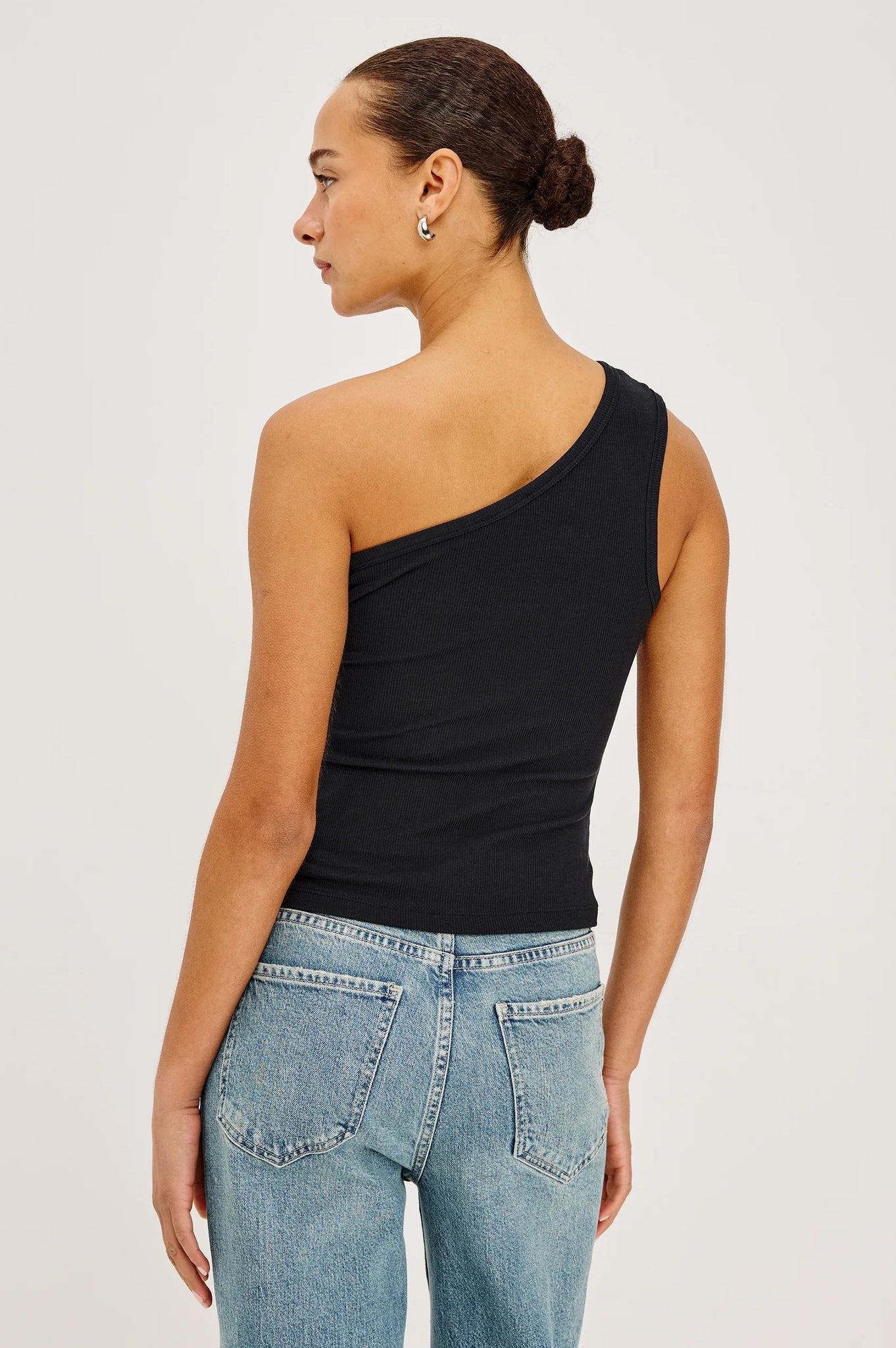 Esti Top in Black Rib