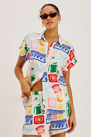 Farrah Shirt in Bahama