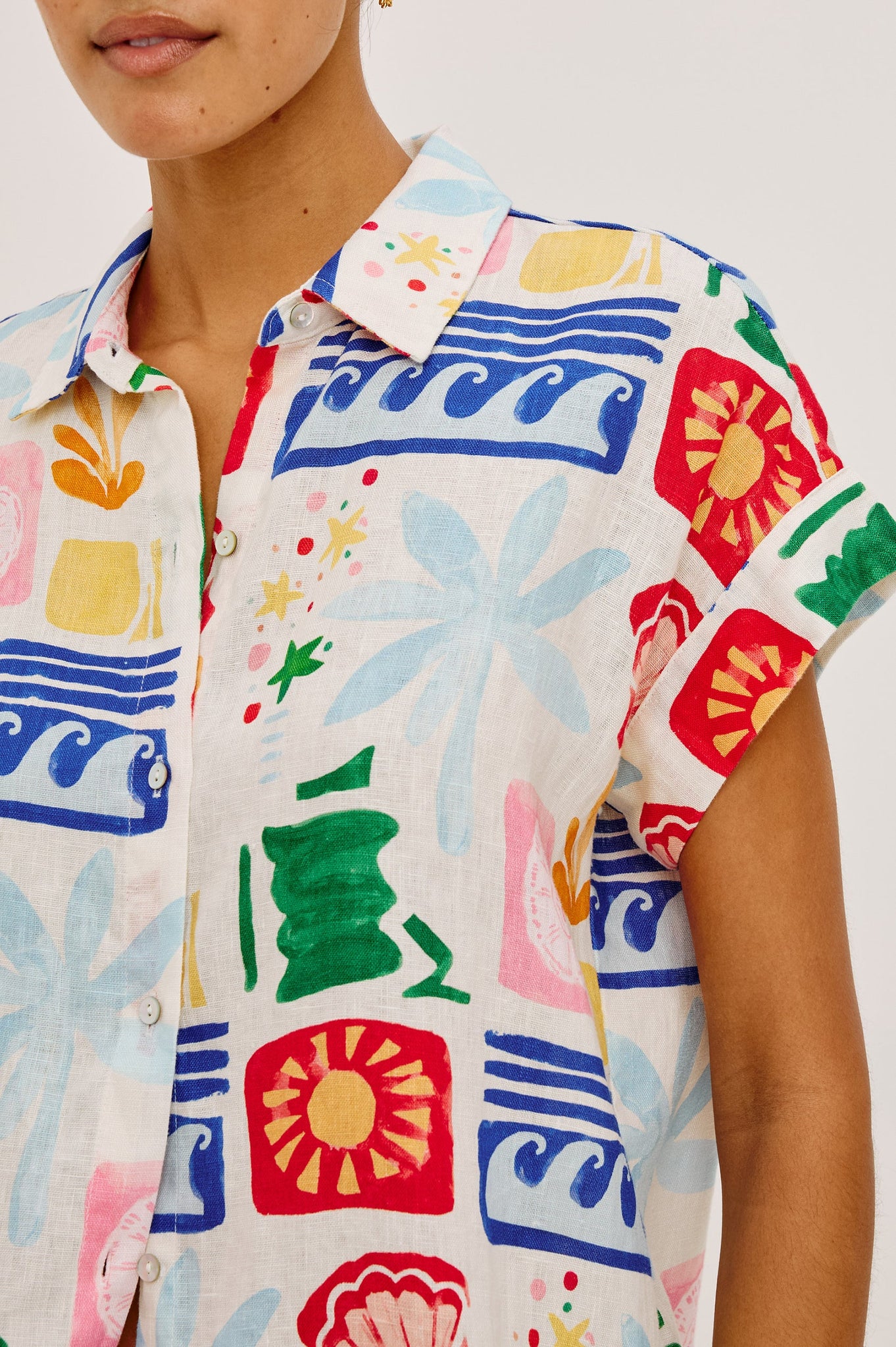 Farrah Shirt in Bahama