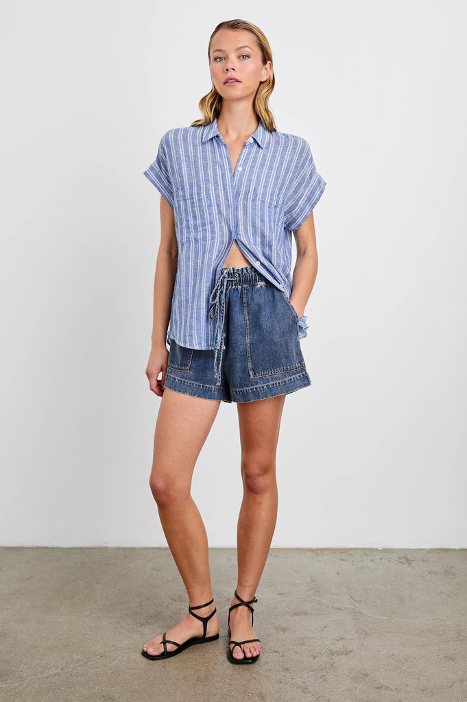 Foster Short in Classic Blue