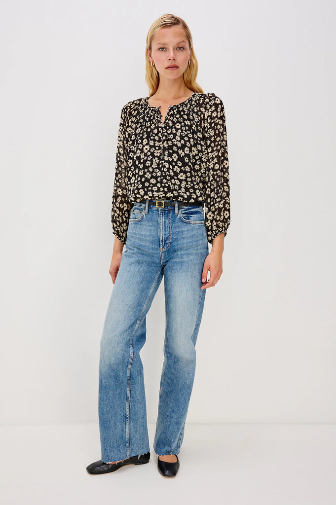 Isolde Top in Sun Daisies