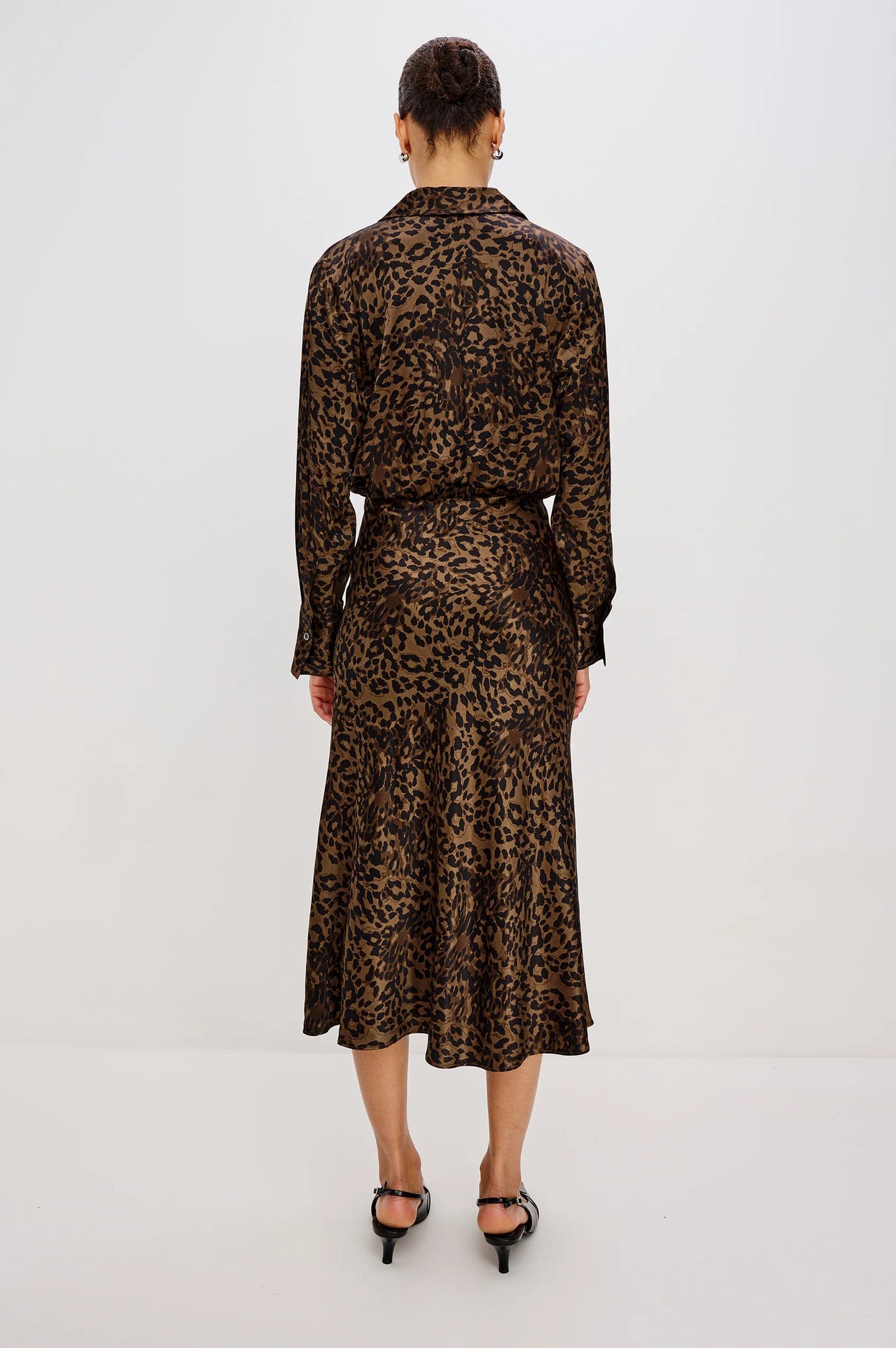 Jazlyn Dress in Ginger Spotted