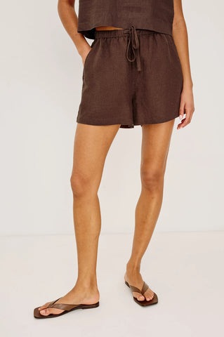 Jenner Short in Espresso