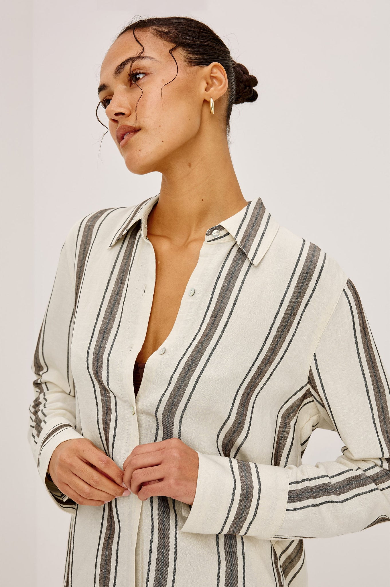 Knox Shirt in Sequoia Stripe