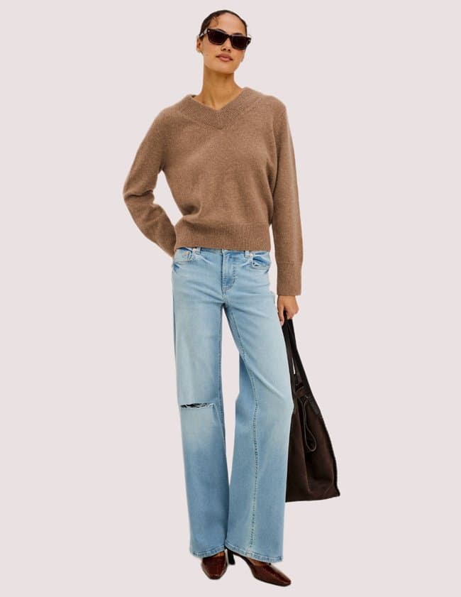 Lidya Sweater in Heather Camel