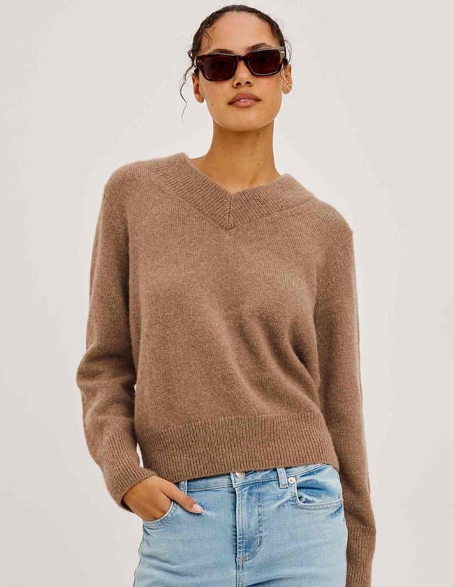 Lidya Sweater in Heather Camel