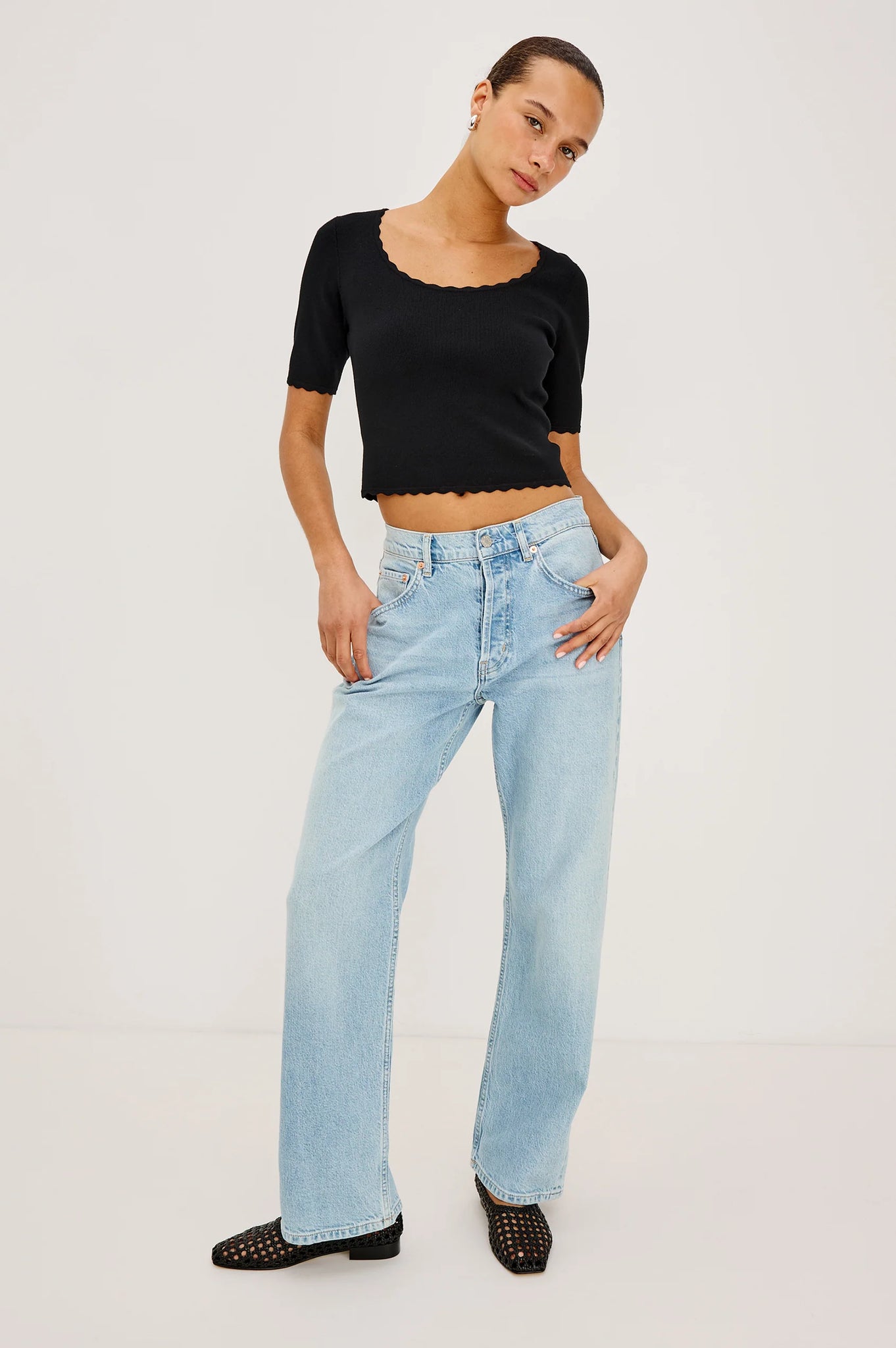 Louanna Top in Black