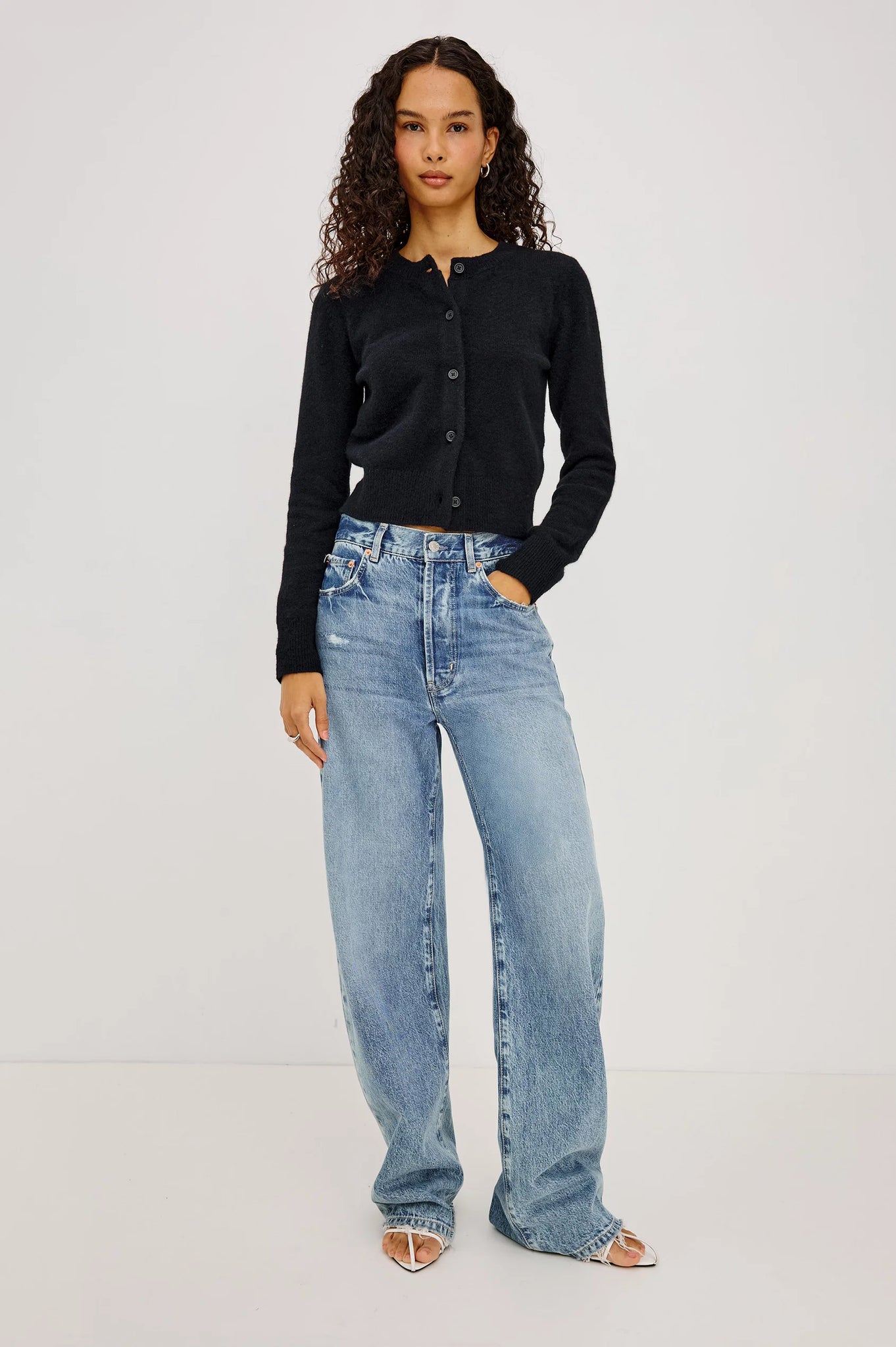 Matilda Cardigan in Black