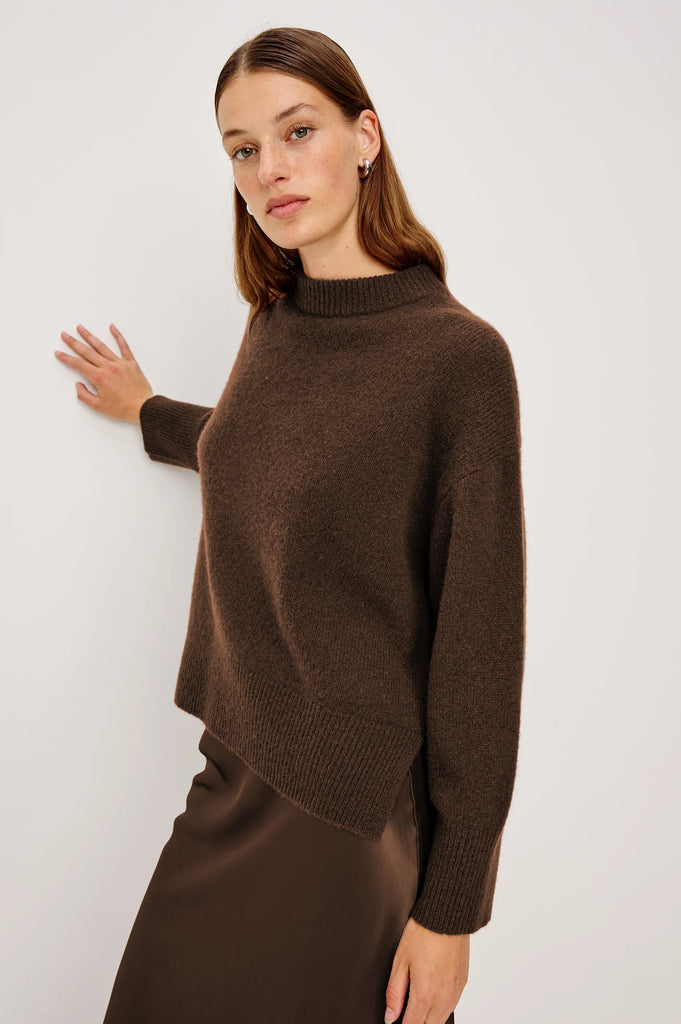Miranda Sweater in Chocolate