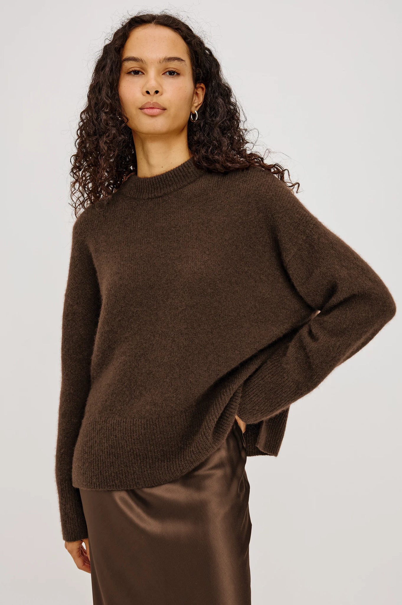 Miranda Sweater in Chocolate