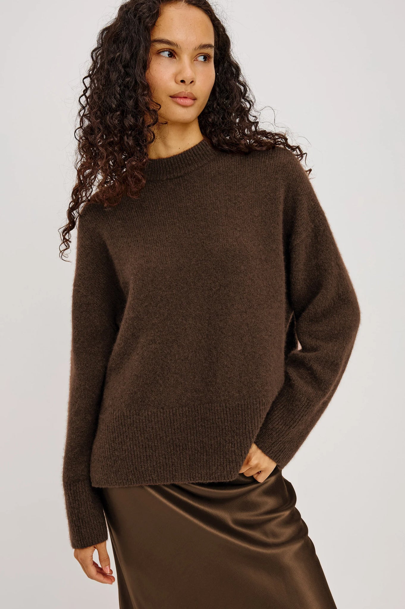Miranda Sweater in Chocolate