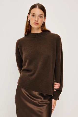 Miranda Sweater in Chocolate