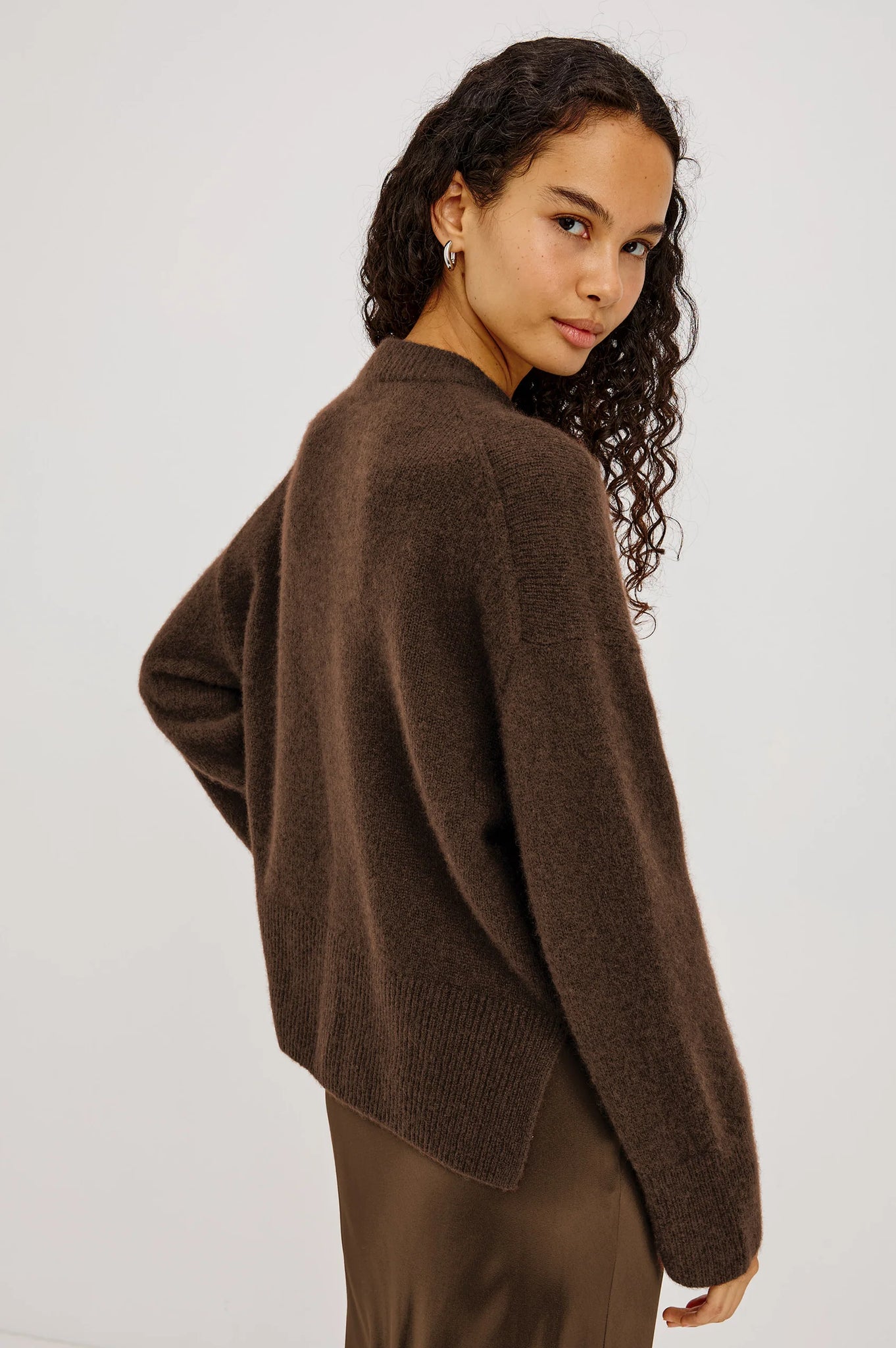 Miranda Sweater in Chocolate