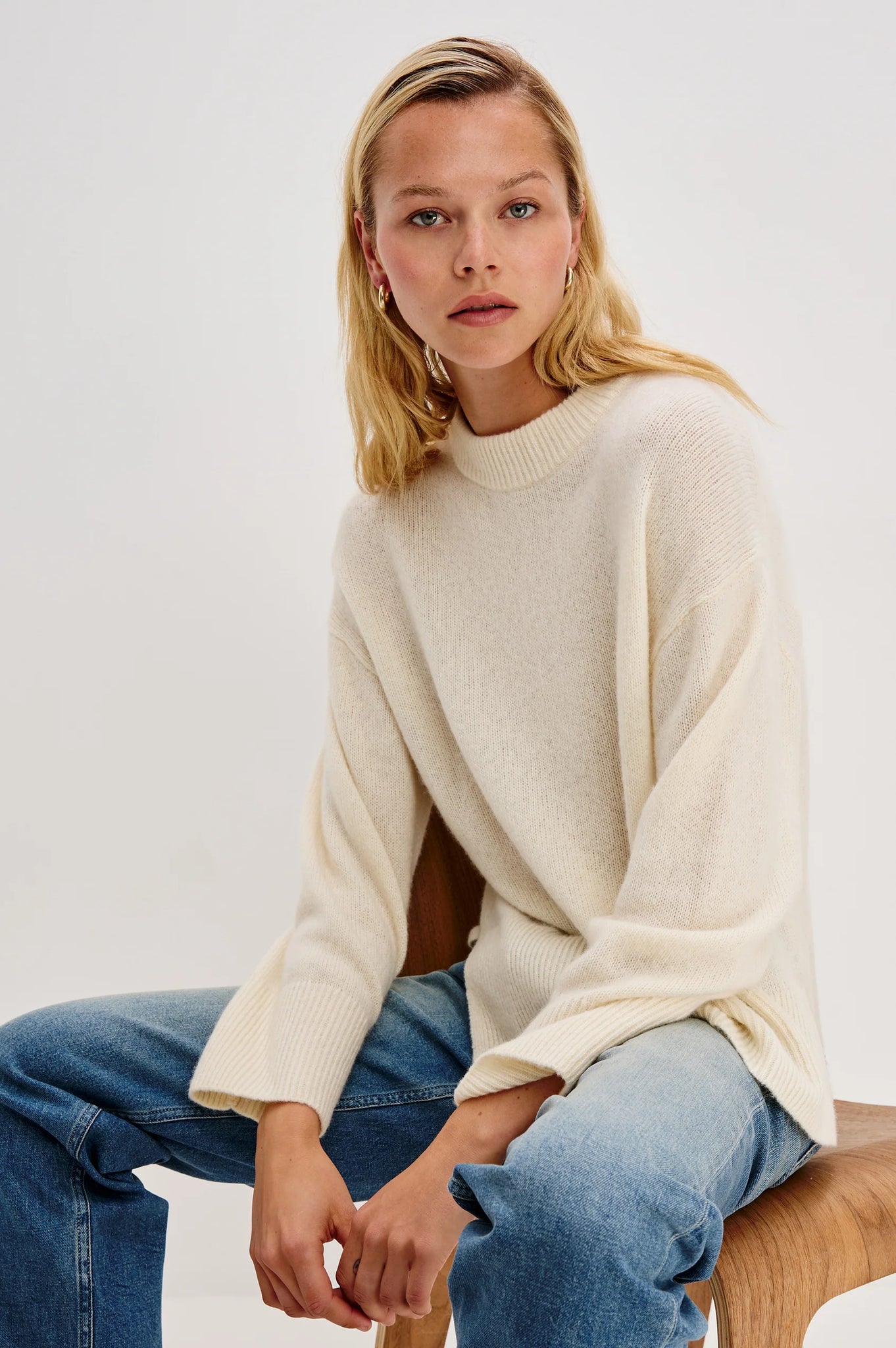 Miranda Sweater in Ivory