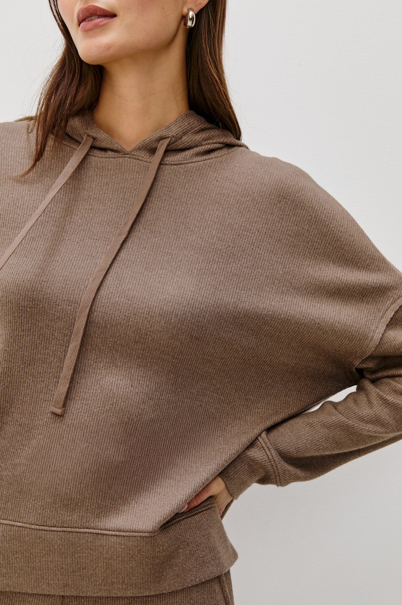 Nico Sweatshirt in Heather Latte