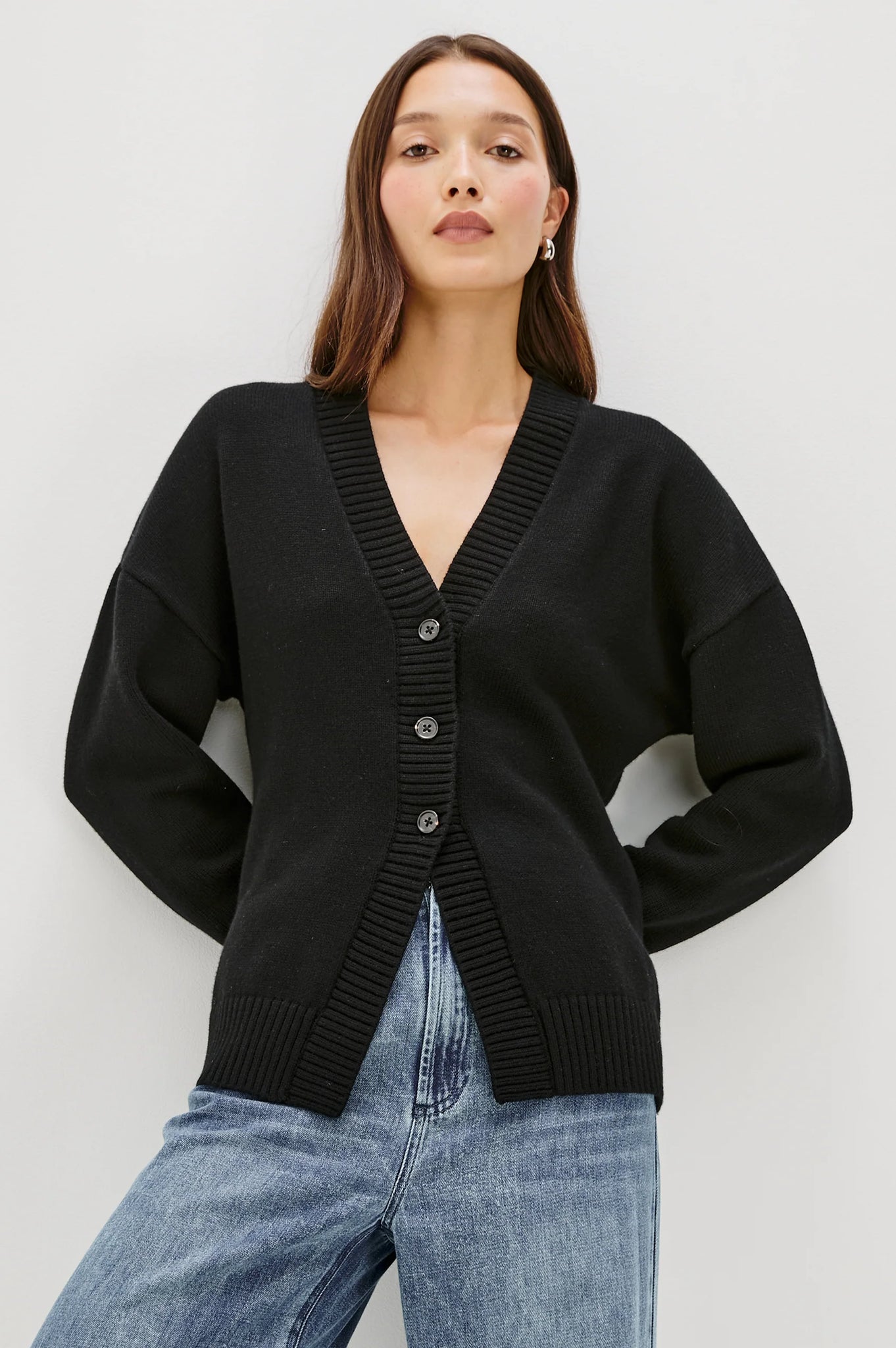 Philippa Cardigan in Black