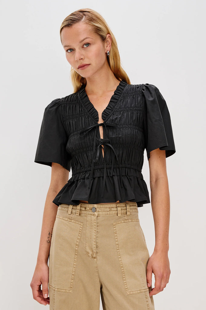 Portia Top in Black