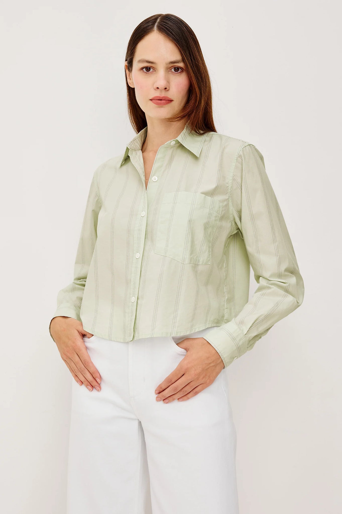 Ramy Shirt in Leon Stripe