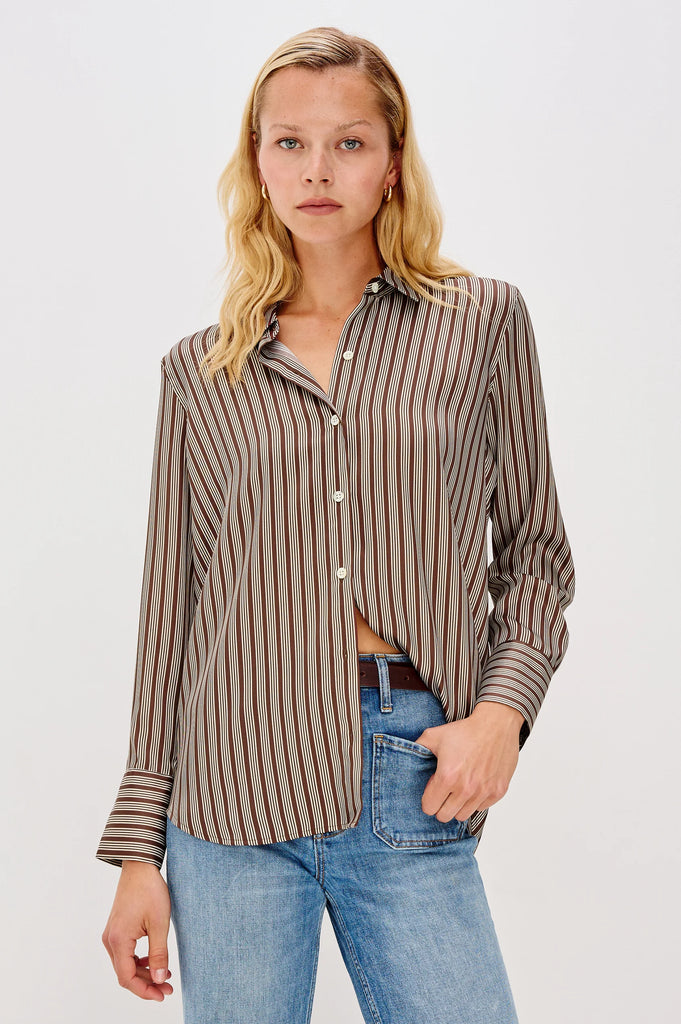 Saige Shirt in Isle Stripe