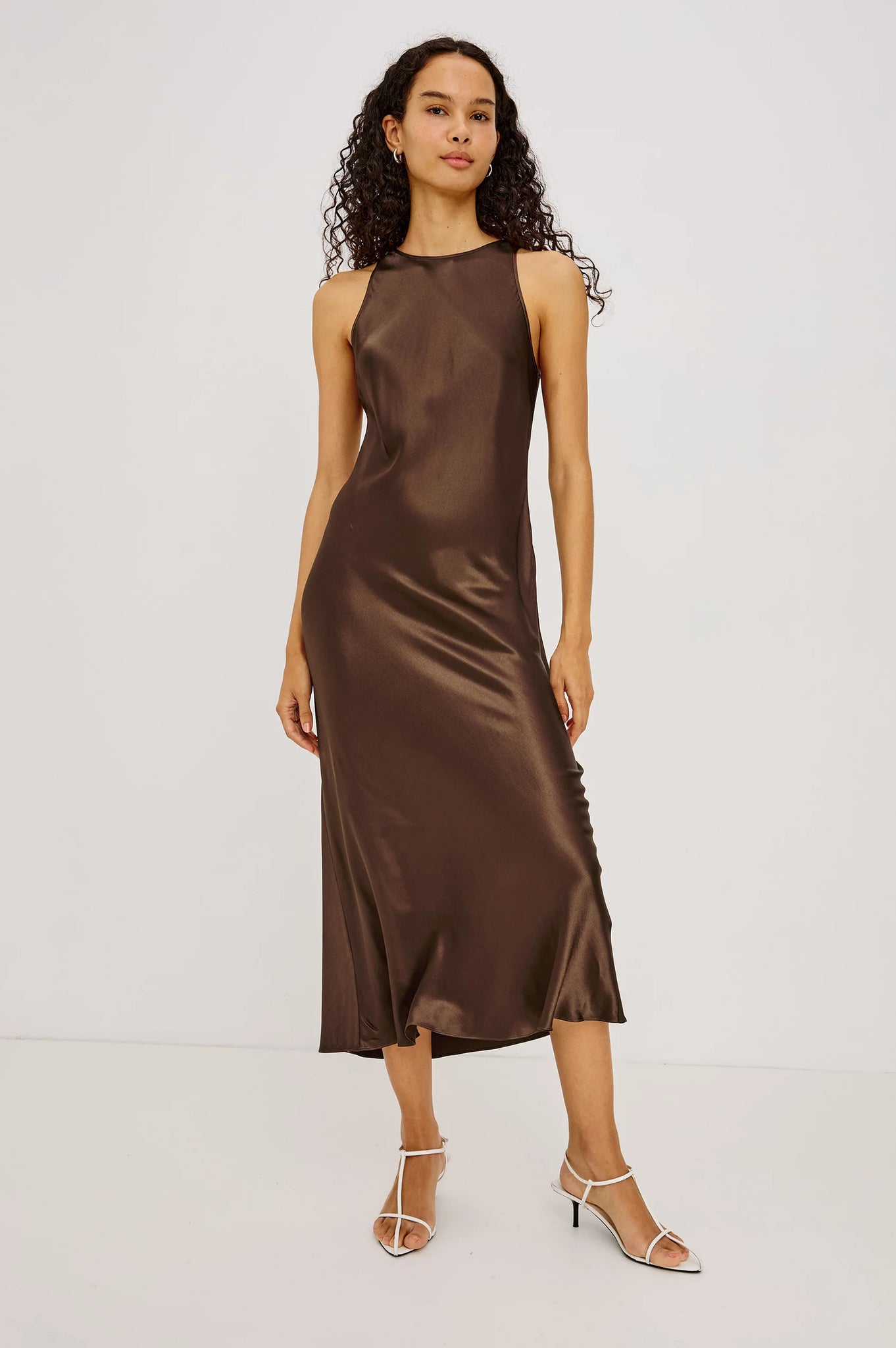 Solene Dress in Espresso