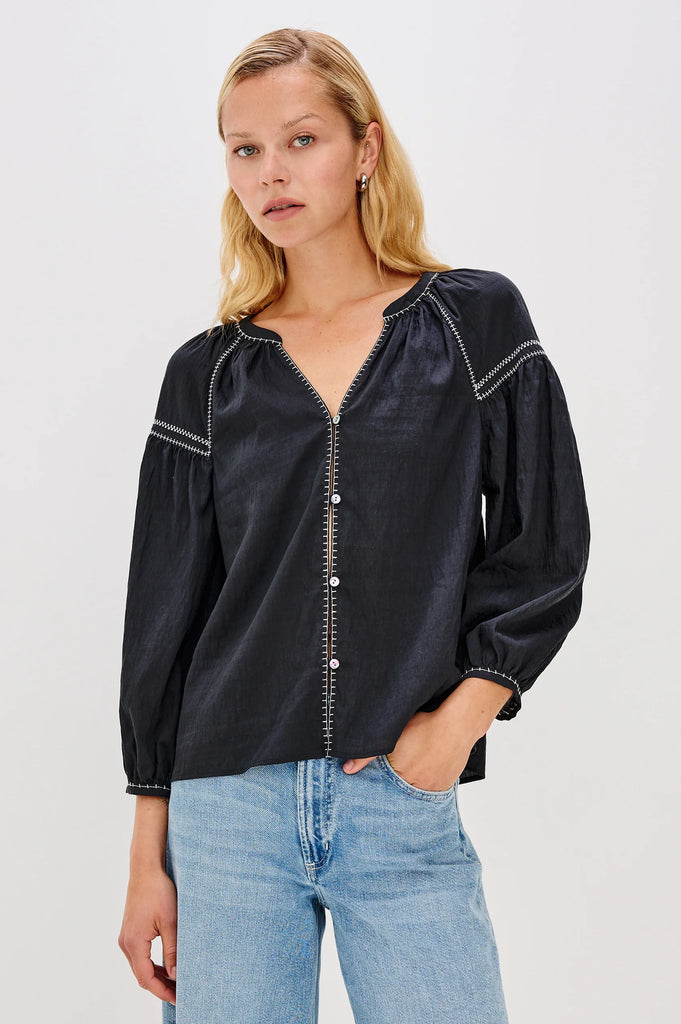 Vasia Top in Black