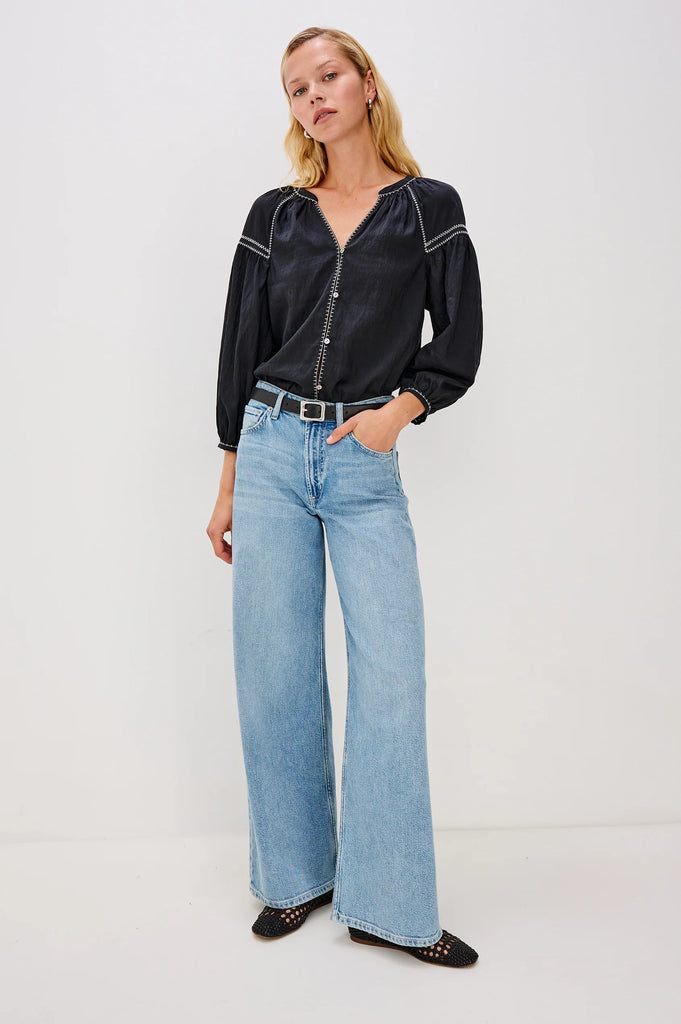 Vasia Top in Black