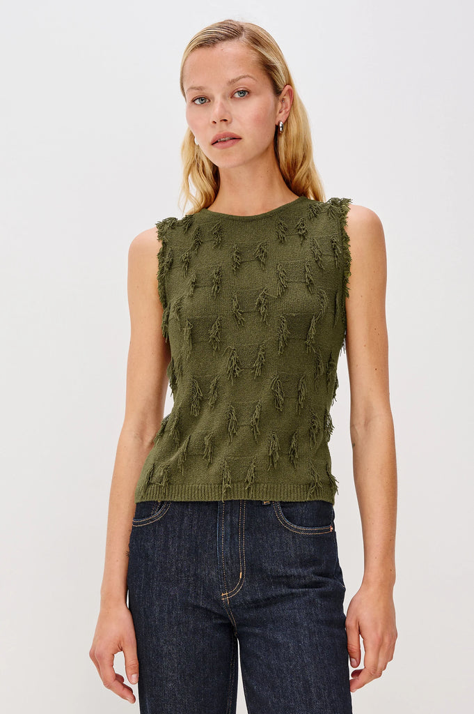 Vidana Top in Olive