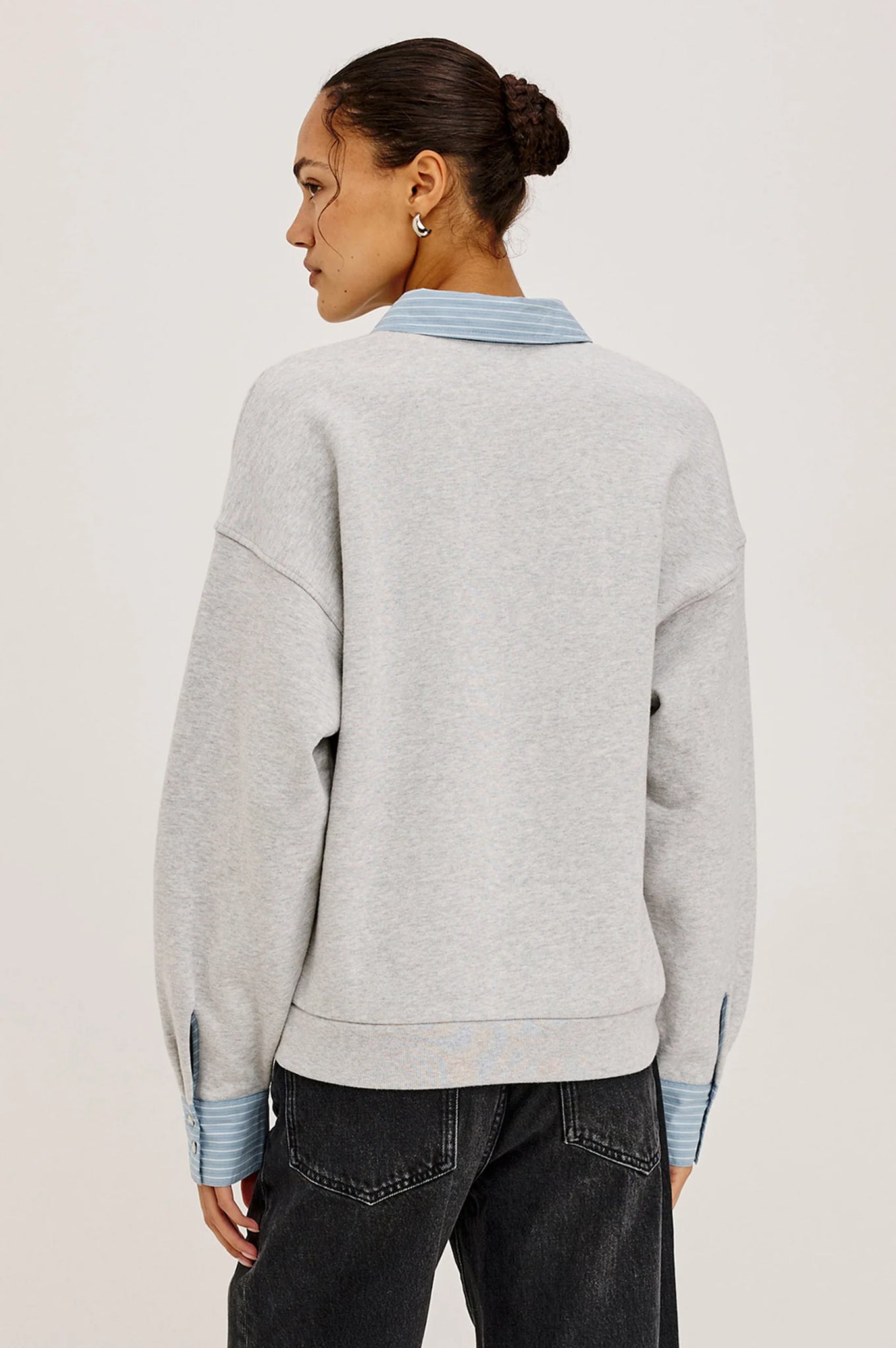 Zavier Sweatshirt in Heather Grey