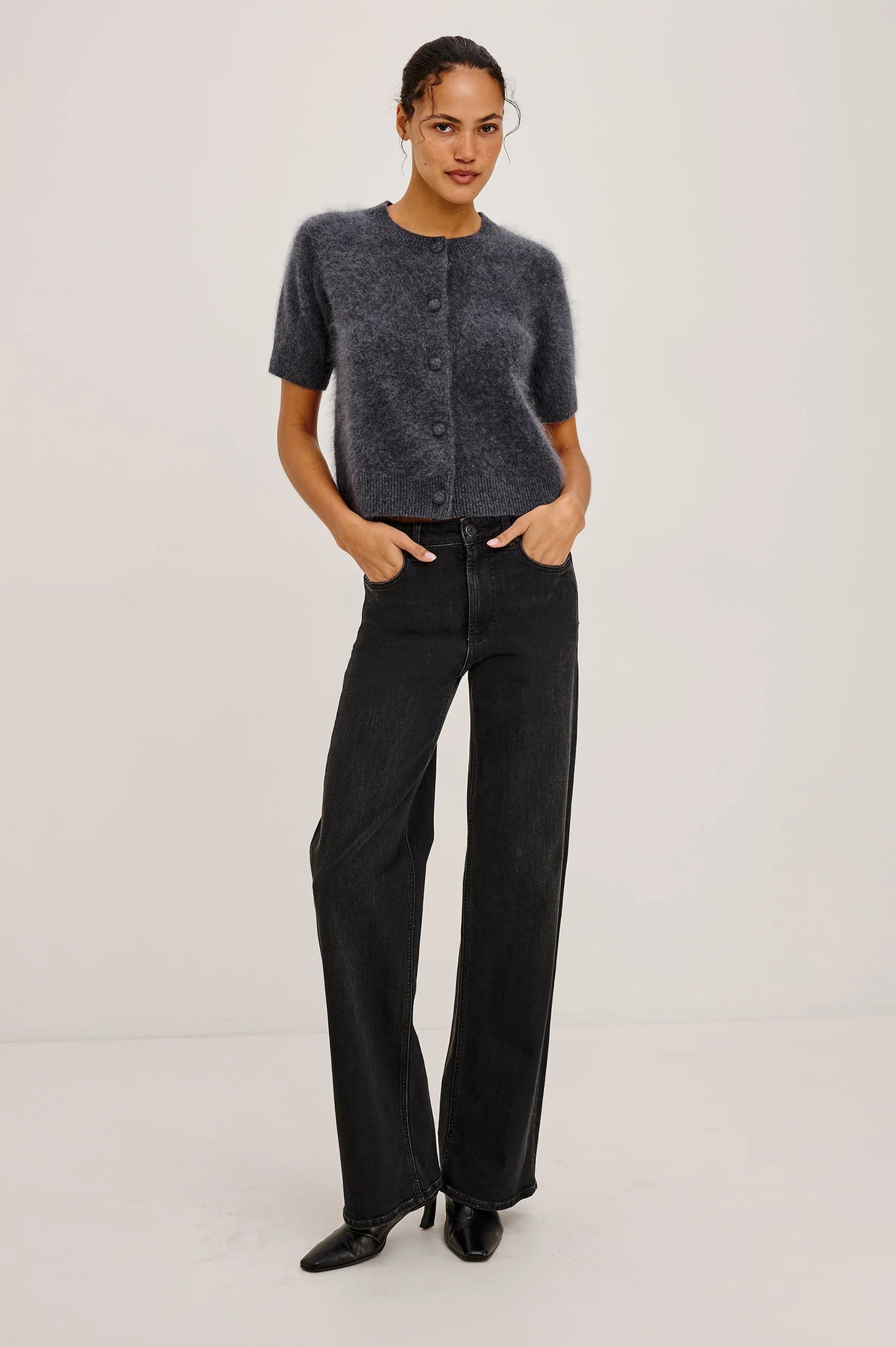 Roman Sweater in Charcoal