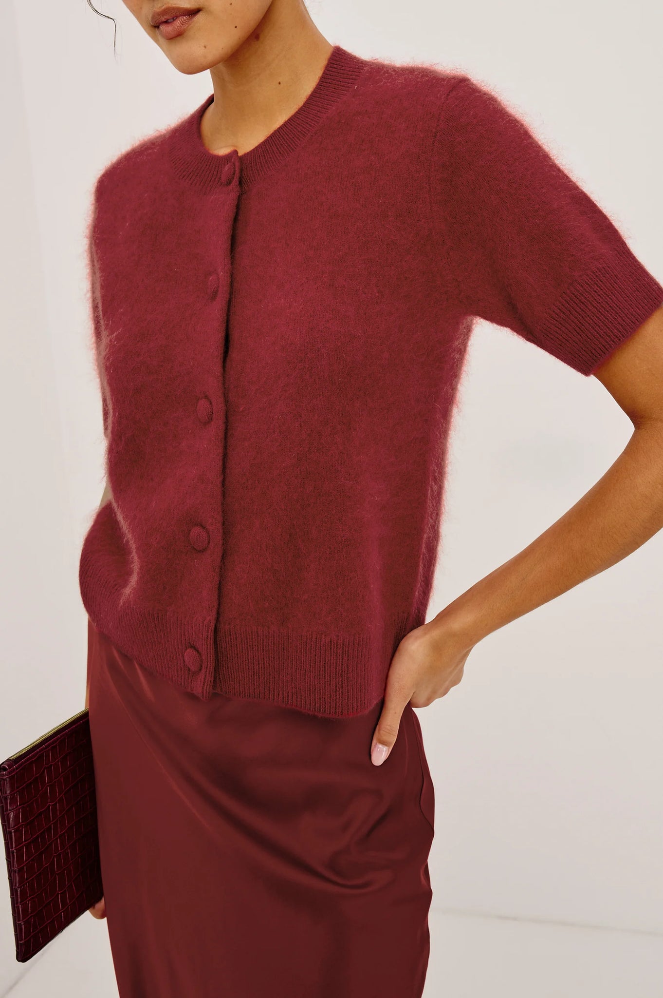Roman Sweater in Crimson