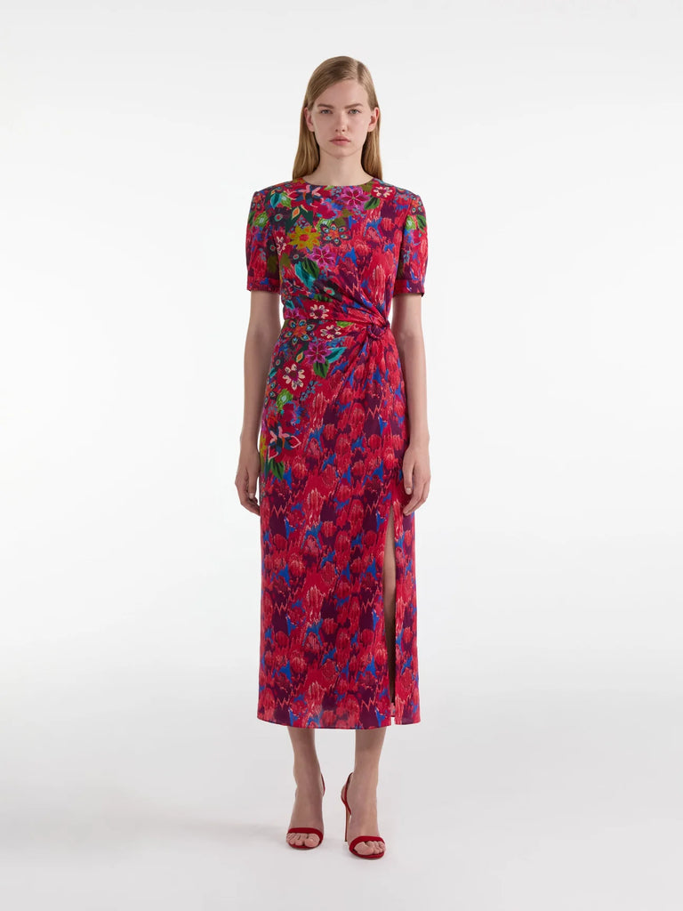 Devi Dress in Astilbe Meadow