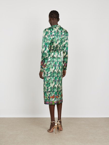 Mya Dress in Astilbe Forest
